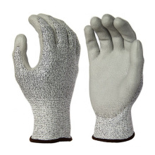 Anti Cut Level 5 13G HPPE Liner PU Coated Anti-Cut Level 5 Safety Work Gloves Cut Resistant